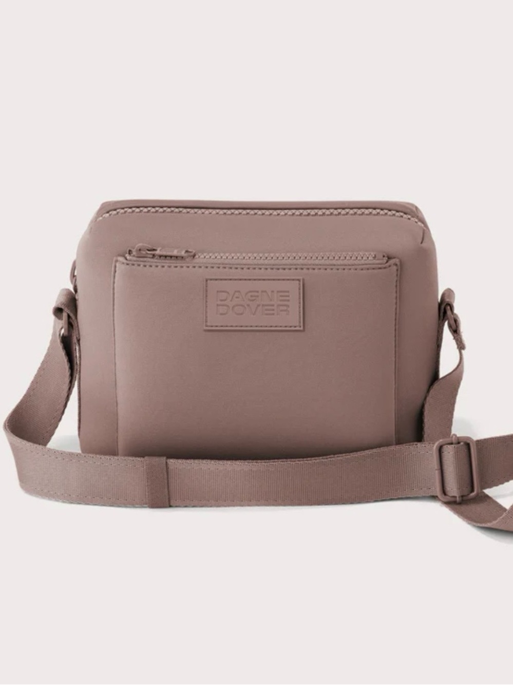 Dagne Dover Micah Neoprene  Crossbody Bag in Dune